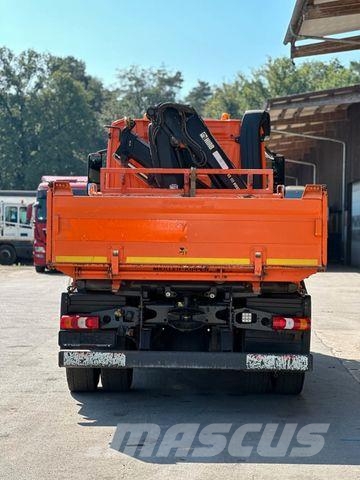 Mercedes-Benz Arocs 1845 4x2 BL MEILLER & HIAB 111 ES-2 7,4m Savivarčių priekabų vilkikai