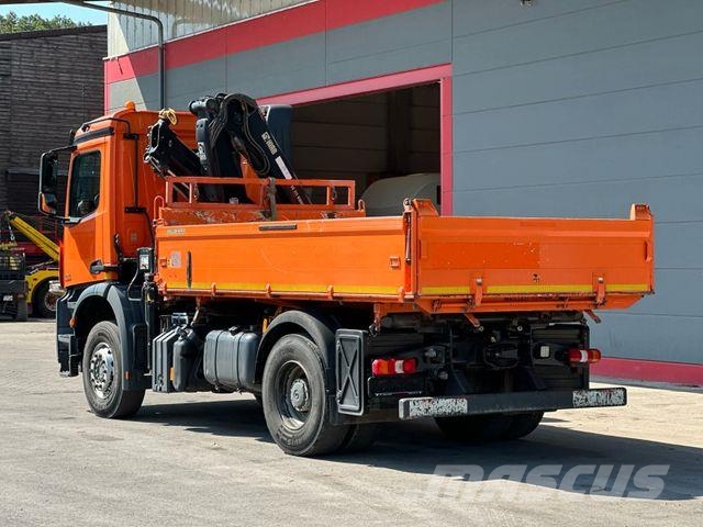 Mercedes-Benz Arocs 1845 4x2 BL MEILLER & HIAB 111 ES-2 7,4m Savivarčių priekabų vilkikai