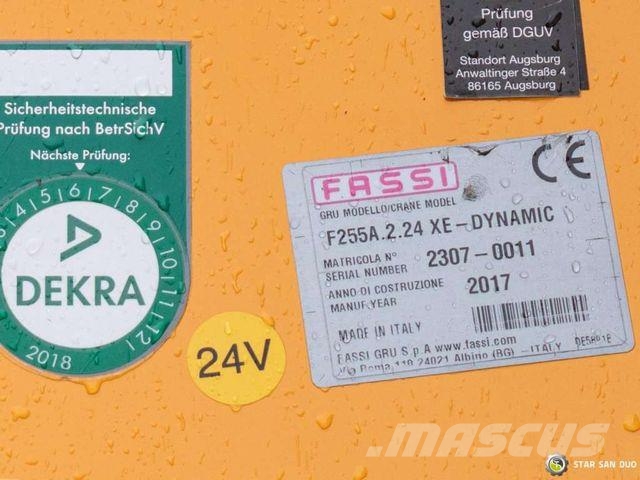 Mercedes-Benz AROCS 1848 4x4 FASSI F255A.2.24.XE-Dynamic Cran Camiones grúa