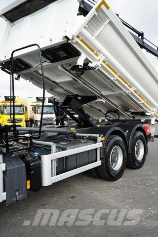 Mercedes-Benz AROCS / 2636 / E 6 / WYWROTKA + HDS / 6 X 4 / HI Грузовики-Самосвалы