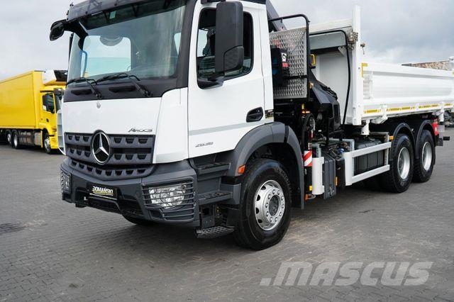 Mercedes-Benz AROCS / 2636 / E 6 / WYWROTKA + HDS / 6 X 4 / HI Грузовики-Самосвалы