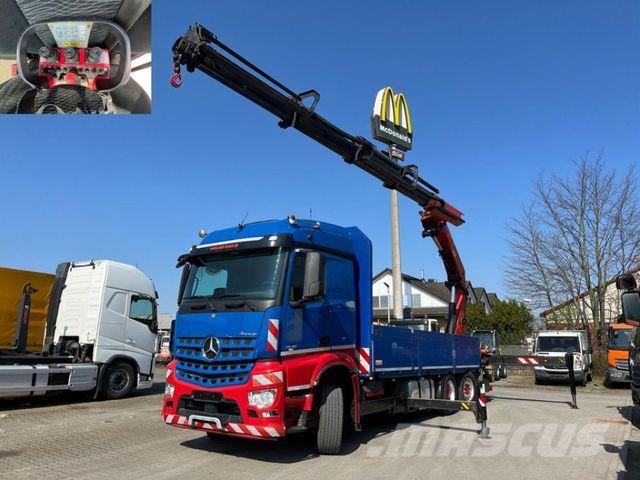Mercedes-Benz Arocs 2545 6x4 HAD Pritsche Heckkran PK 41002 Madelautod