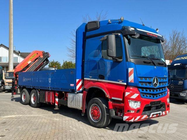Mercedes-Benz Arocs 2545 6x4 HAD Pritsche Heckkran PK 41002 Madelautod