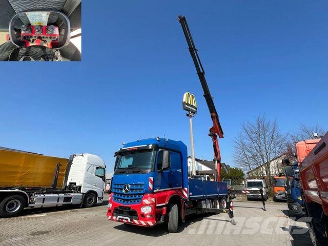 Mercedes-Benz Arocs 2545 6x4 HAD Pritsche Heckkran PK 41002 Madelautod