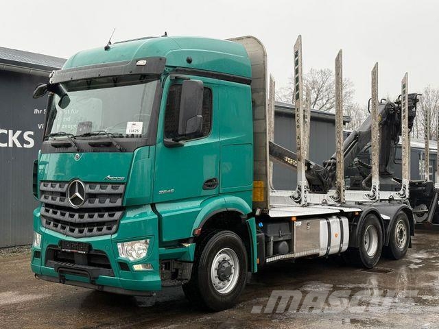 Mercedes-Benz Arocs 2546 BL 6x4HAD Palfinger LK Lenk/Lift Puuautot