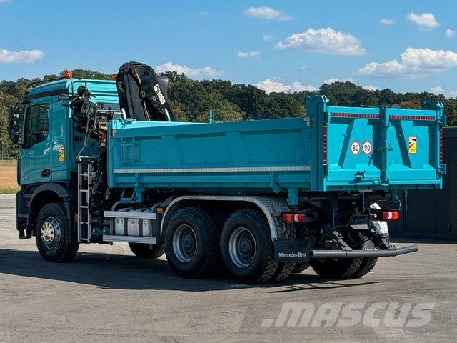 Mercedes-Benz Arocs 2640 Kipper + HIAB 144 + FUNK * Bordmatic! Φορτηγά με Γερανό