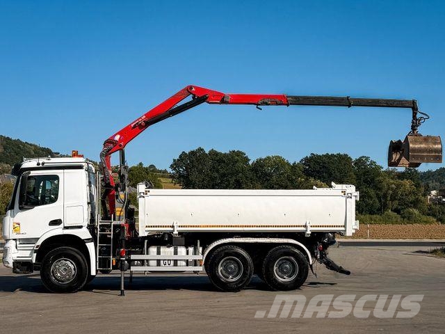 Mercedes-Benz AROCS 2640 HMF 1643 Z2 + FUNK * Bordmatic * 6x4 Kranwagen