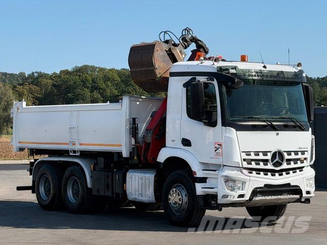 Mercedes-Benz AROCS 2640 HMF 1643 Z2 + FUNK * Bordmatic * 6x4 Kranwagen