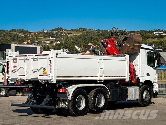 Mercedes-Benz AROCS 2640 HMF 1643 Z2 + FUNK * Bordmatic * 6x4 Kranwagen