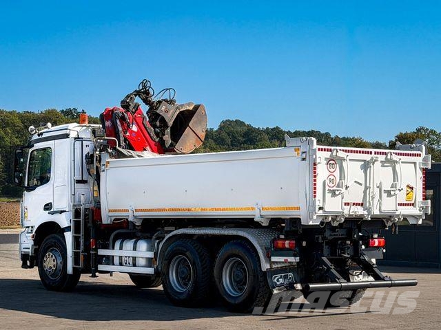 Mercedes-Benz AROCS 2640 HMF 1643 Z2 + FUNK * Bordmatic * 6x4 Kranwagen