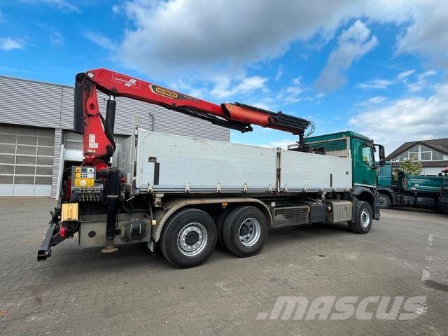 Mercedes-Benz Arocs 2648 6x2 3-Achs Kipper Heckkran Funk Kranwagen