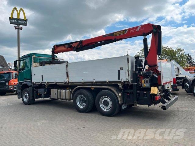 Mercedes-Benz Arocs 2648 6x2 3-Achs Kipper Heckkran Funk Kranwagen