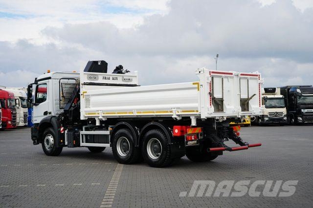 Mercedes-Benz AROCS / 2636 / E 6 / WYWROTKA + HDS / 6 X 4 / HI Грузовики-Самосвалы