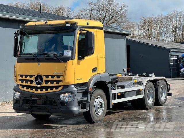 Mercedes-Benz Arocs 2646 mit HYVA 2047-S Abrollkipper *NEU* 吊鉤式起重車