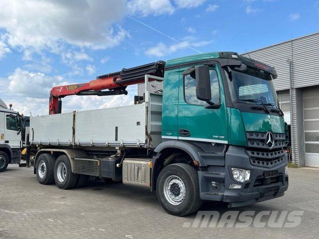 Mercedes-Benz Arocs 2648 6x2 3-Achs Kipper Heckkran Funk Wywrotki