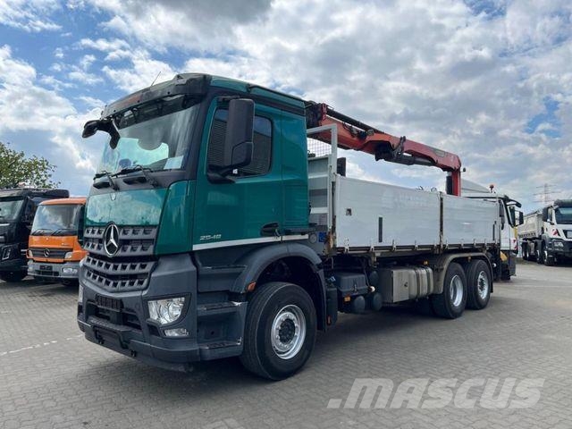 Mercedes-Benz Arocs 2648 6x2 3-Achs Kipper Heckkran Funk Wywrotki