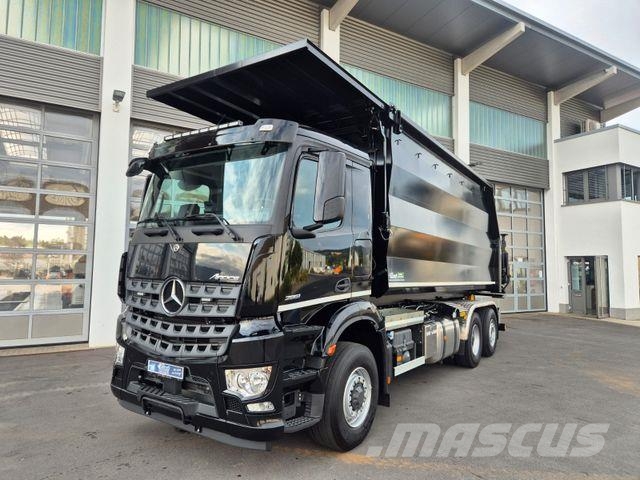 Mercedes-Benz Arocs 2751 6x2 HAD/ Abroller EBERT Forstbox Q150 吊鉤式起重車