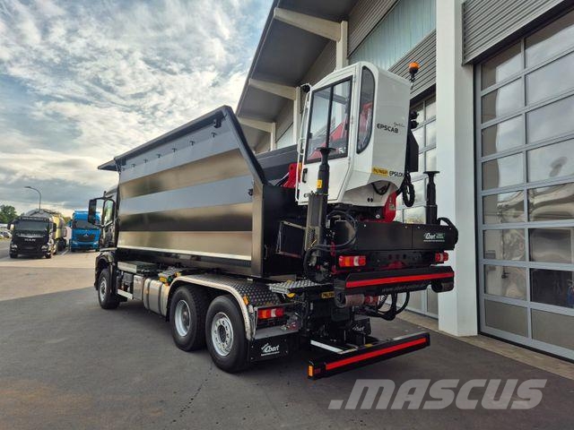 Mercedes-Benz Arocs 2751 6x2 HAD/ Abroller EBERT Forstbox Q150 吊鉤式起重車
