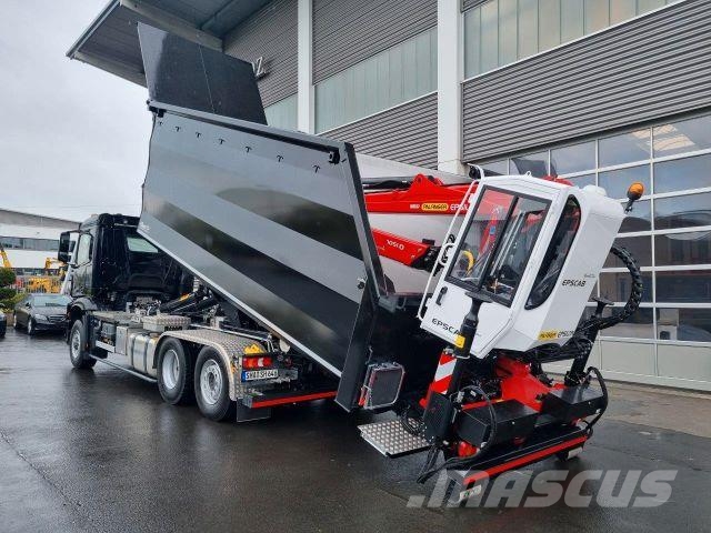 Mercedes-Benz Arocs 2751 6x2 HAD/ Abroller EBERT Forstbox Q150 吊鉤式起重車