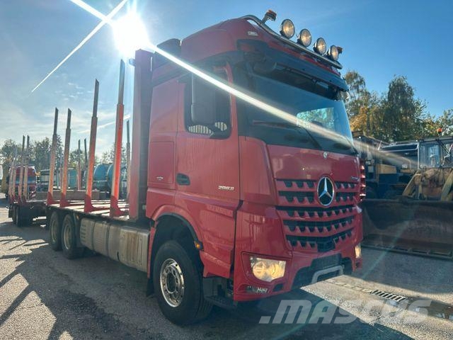 Mercedes-Benz AROCS 2863 6X4 MOTOR GEWCHSELT Tømmertransport