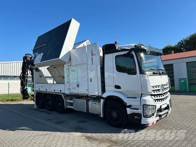 Mercedes-Benz Arocs 3251 / MTS Dino 12 Saugbagger *2 x Stück* Kombinētās vakumsūkņa mašīnas