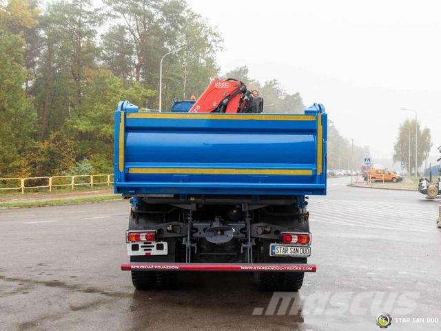 Mercedes-Benz AROCS 3351 6x6 FASSI F215A.2.23 Crane Tipper Kipper
