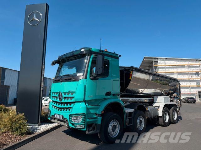 Mercedes-Benz Arocs 3251K 8x4 AMTEC Thermokipper +Sprider M25E شاحنات قلابة