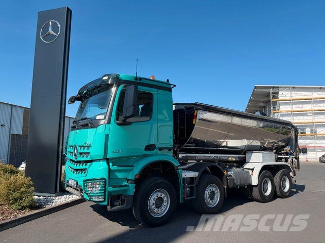 Mercedes-Benz Arocs 3251K 8x4 AMTEC Thermokipper +Sprider M25E شاحنات قلابة