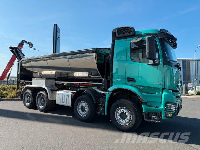 Mercedes-Benz Arocs 3251K 8x4 AMTEC Thermokipper +Sprider M25E شاحنات قلابة