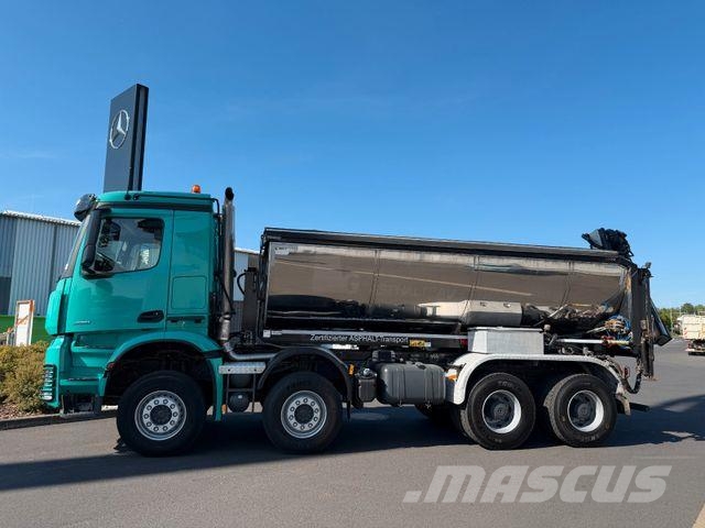 Mercedes-Benz Arocs 3251K 8x4 AMTEC Thermokipper +Sprider M25E شاحنات قلابة