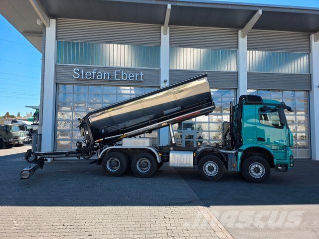 Mercedes-Benz Arocs 3251K 8x4 AMTEC Thermokipper +Sprider M25E شاحنات قلابة
