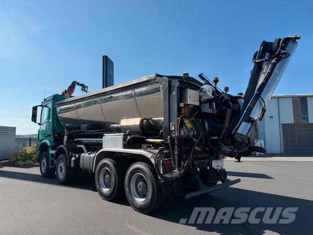 Mercedes-Benz Arocs 3251K 8x4 AMTEC Thermokipper +Sprider M25E شاحنات قلابة