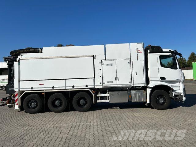 Mercedes-Benz Arocs 3251 / MTS Dino 12 Saugbagger *2 x Stück* Kombinētās vakumsūkņa mašīnas