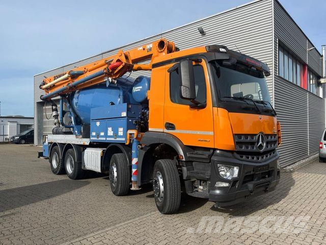 Mercedes-Benz Arocs 3240 B 8x4 Pumi Schwing Vector deutsch top Avtomešalci za beton