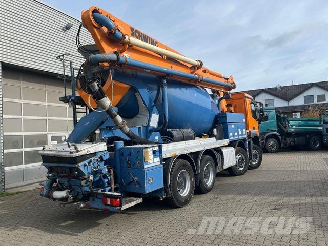 Mercedes-Benz Arocs 3240 B 8x4 Pumi Schwing Vector deutsch top Avtomešalci za beton