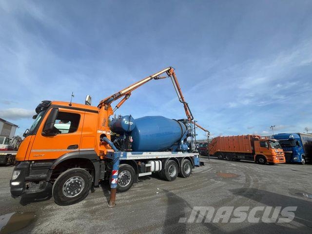 Mercedes-Benz Arocs 3240 B 8x4 Pumi Schwing Vector deutsch top Avtomešalci za beton