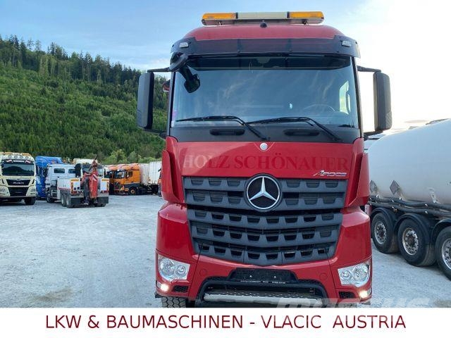 Mercedes-Benz AROCS 3358 6X4 Blatt/Blatt Kran Epsilon 120Z Timmerbilar