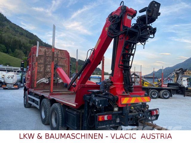Mercedes-Benz AROCS 3358 6X4 Blatt/Blatt Kran Epsilon 120Z Timmerbilar