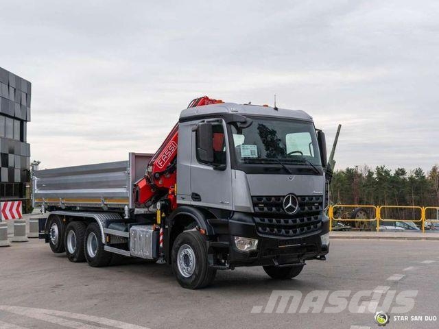 Mercedes-Benz AROCS 3643 8x4 Fassi F235A.2.23 Crane Kipper Kamioni sa kranom