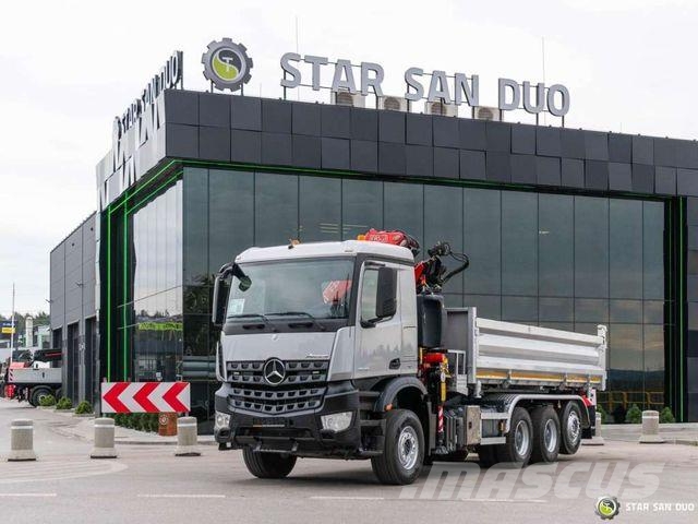 Mercedes-Benz AROCS 3643 8x4 Fassi F235A.2.23 Crane Kipper Kamioni sa kranom