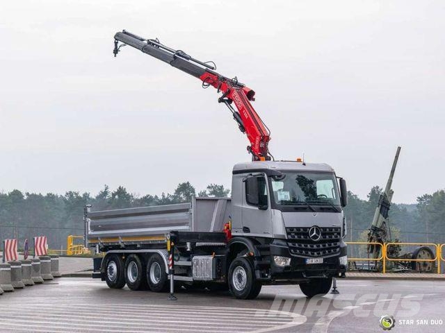 Mercedes-Benz AROCS 3643 8x4 Fassi F235A.2.23 Crane Kipper Kamioni sa kranom