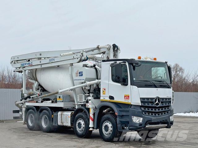 Mercedes-Benz AROCS 3743 * Betonpumpe + FUNK * 8x4 * TOP Kamioni mikseri za beton