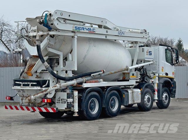 Mercedes-Benz AROCS 3743 * Betonpumpe + FUNK * 8x4 * TOP Kamioni mikseri za beton