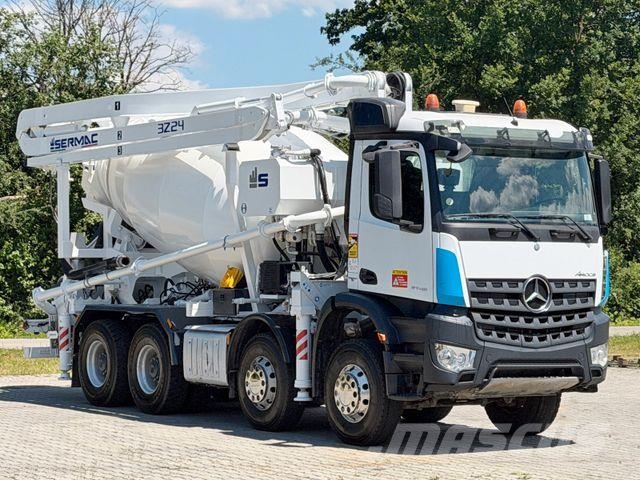 Mercedes-Benz AROCS 3743 * Betonpumpe + FUNK * 8x4 * TOP Camiones hormigonera