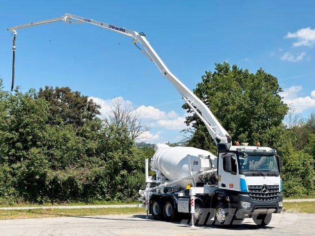 Mercedes-Benz AROCS 3743 * Betonpumpe + FUNK * 8x4 * TOP Camiones hormigonera