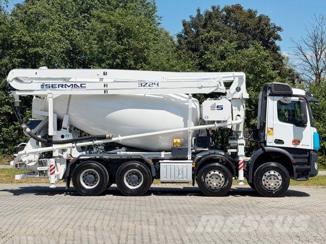 Mercedes-Benz AROCS 3743 * Betonpumpe + FUNK * 8x4 * TOP Camiones hormigonera