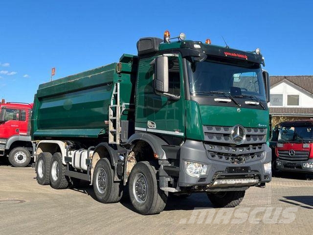 Mercedes-Benz Arocs 4145 8x8 4 Achs Muldenkipper Meiller Bañeras basculantes usadas