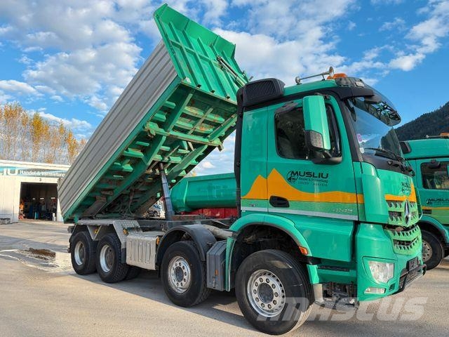 Mercedes-Benz Arocs 4145 8X4 BB Retarder Meiller Bordmatik Camion benne