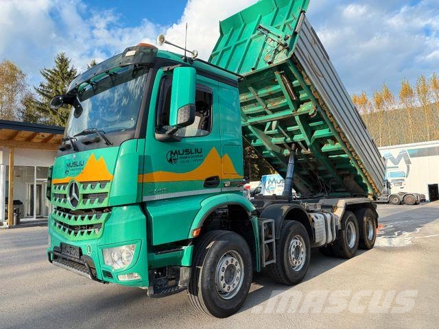 Mercedes-Benz Arocs 4145 8X4 BB Retarder Meiller Bordmatik Camion benne