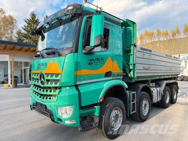 Mercedes-Benz Arocs 4145 8X4 BB Retarder Meiller Bordmatik Camion benne